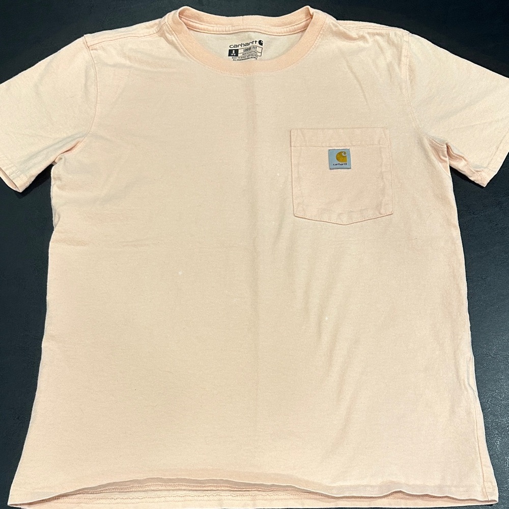 Carhartt Women's Peach Short Sleeve Pocket Tee
